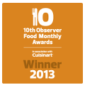 Observer Awards - Best Ethical Restaurant